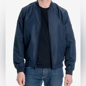 Michael Kors Navy Bomber Jacket